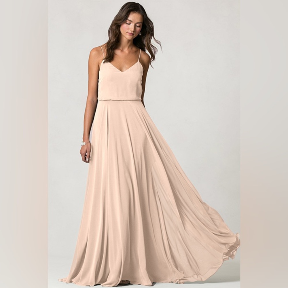 Jenny Yoo Inesse Dress - Soft Blush (size 6)